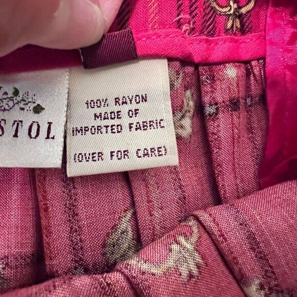 Vintage Susan Bristol Red Black & Gold Tartan Pleated Midi Skirt Fox Hunt Themed - Picture 7 of 9